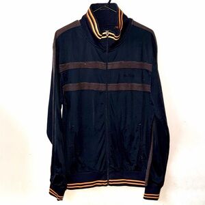 Ben Sherman Navy and Orange Zip Up Track Jacket